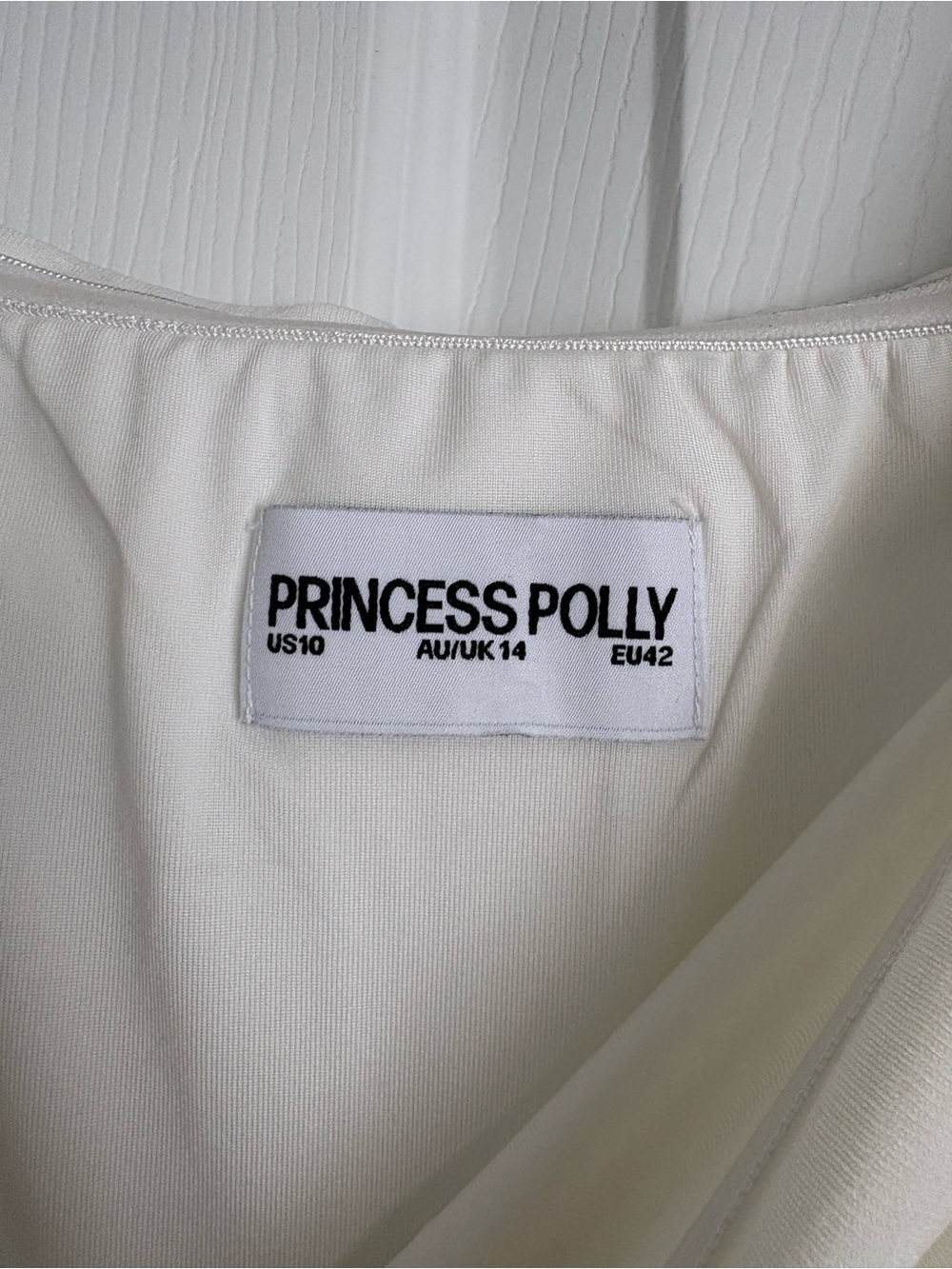 Bridal- Princess Polly Off-Shoulder White Maxi Dress - Picture 2 of 3